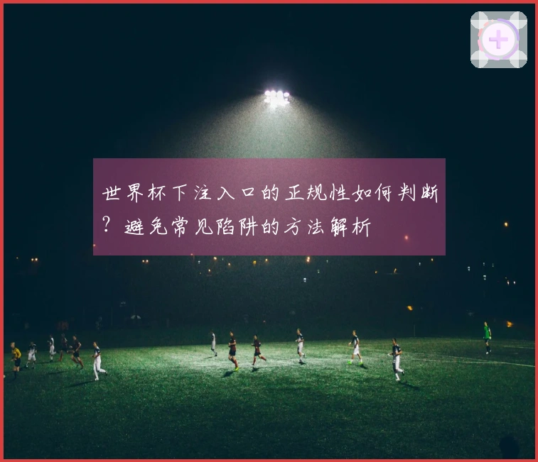 世界杯下注入口的正规性如何判断？避免常见陷阱的方法解析